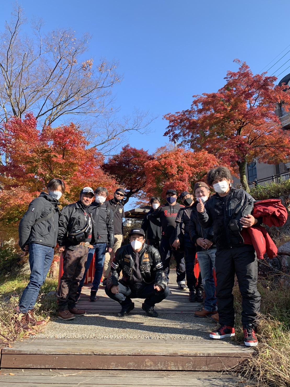 紅葉刈りツーリング